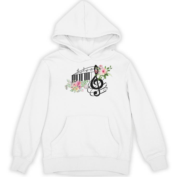 Cut Music Teacher Shirt With a Piano Keys Notes And Flowers Women's Hoodie, novelty gifts, funny gifts Cut Music Teacher Shirt With a Piano Keys Notes And Flowers Women's Hoodie, novelty gifts, funny gifts