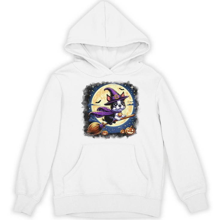 Cute Boston Terrier Halloween Costume Dog Lover Women Girls Women's Hoodie, novelty gifts, funny gifts