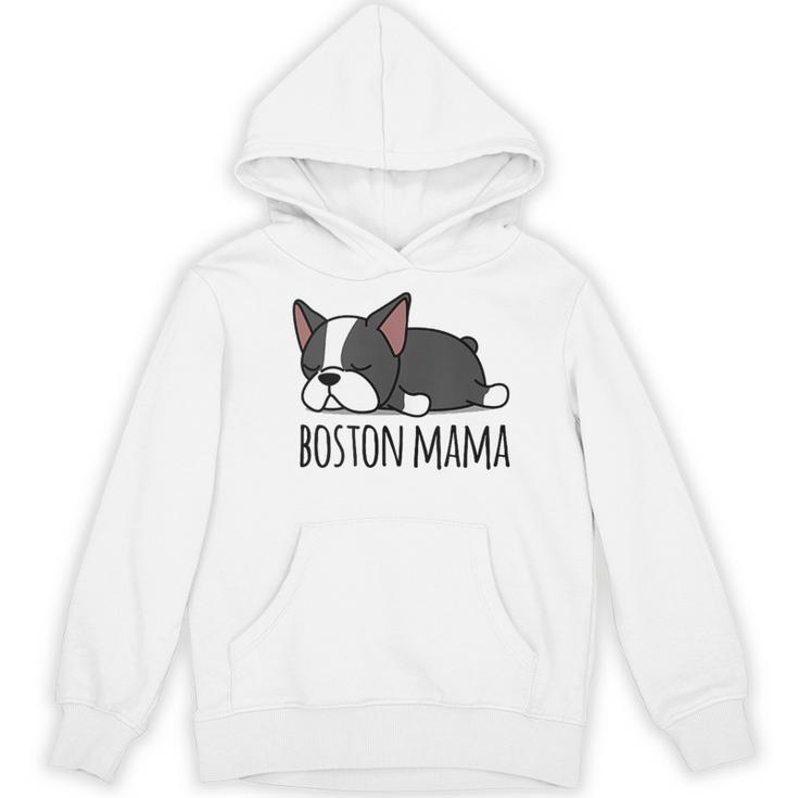 Cute Boston Terrier Boston Mama Women's Hoodie, novelty gifts, funny gifts