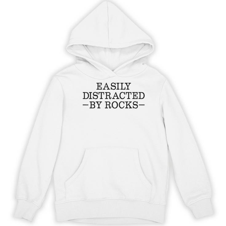 Easily Distracted By Rocks Rock Lover Geology Teacher Women's Hoodie, novelty gifts, funny gifts