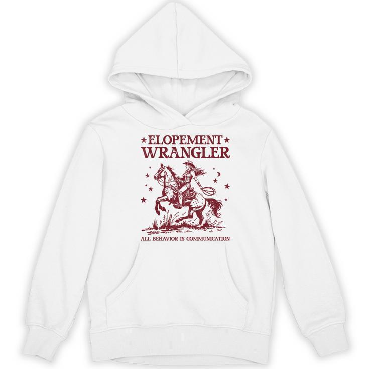Elopement Wrangler Teacher ABA Behavior Support Cowboy Women's Hoodie, novelty gifts, funny gifts