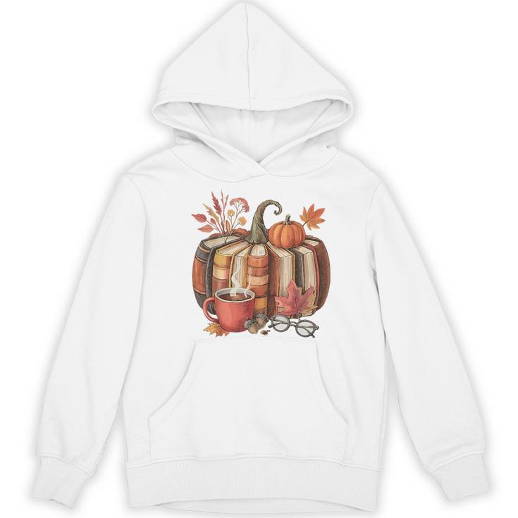 Fall Book Pumpkin Retro Reading Halloween Teacher Women's Hoodie, novelty gifts, funny gifts Fall Book Pumpkin Retro Reading Halloween Teacher Women's Hoodie, novelty gifts, funny gifts