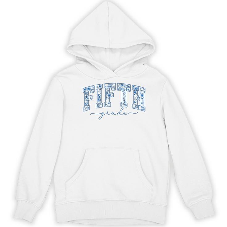 Fifth Grade Toile De Jouy Back To School Teachers Kids Women's Hoodie, novelty gifts, funny gifts