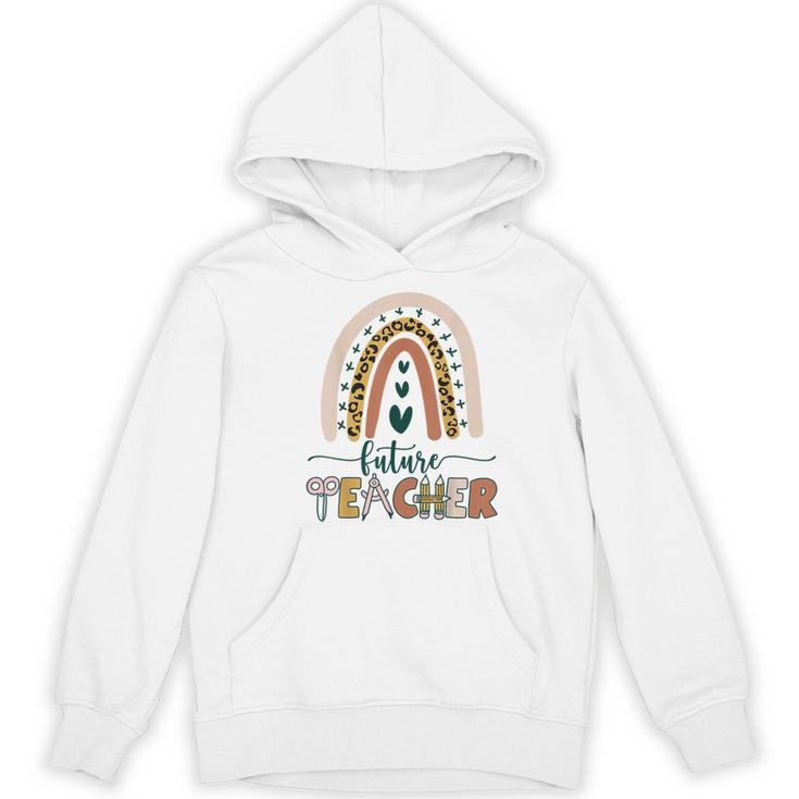 Future Teacher Boho Rainbow Leopard New Grad Student Women's Hoodie, novelty gifts, funny gifts Future Teacher Boho Rainbow Leopard New Grad Student Women's Hoodie, novelty gifts, funny gifts