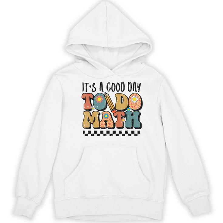 Good Day To Do Math Teacher Vintage Groovy Nerd Women Men Women's Hoodie, novelty gifts, funny gifts