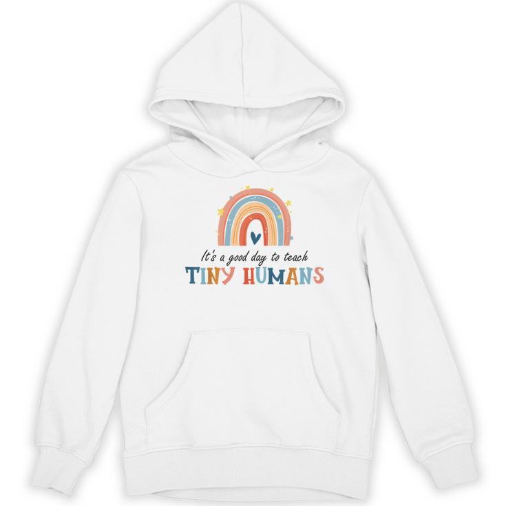 Good Day To Teach Tiny Humans Rainbow Teacher Women's Hoodie, novelty gifts, funny gifts Good Day To Teach Tiny Humans Rainbow Teacher Women's Hoodie, novelty gifts, funny gifts