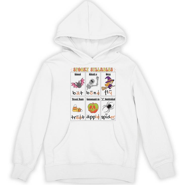 Halloween Reading Spooky Syllables Teacher Vintage Women's Hoodie, novelty gifts, funny gifts Halloween Reading Spooky Syllables Teacher Vintage Women's Hoodie, novelty gifts, funny gifts