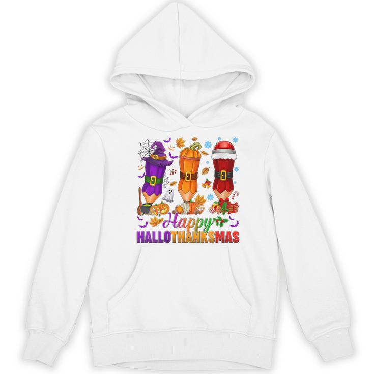 Happy Hallothanksmas Halloween Thanksgiving Pencils Teachers Women's Hoodie, novelty gifts, funny gifts Happy Hallothanksmas Halloween Thanksgiving Pencils Teachers Women's Hoodie, novelty gifts, funny gifts
