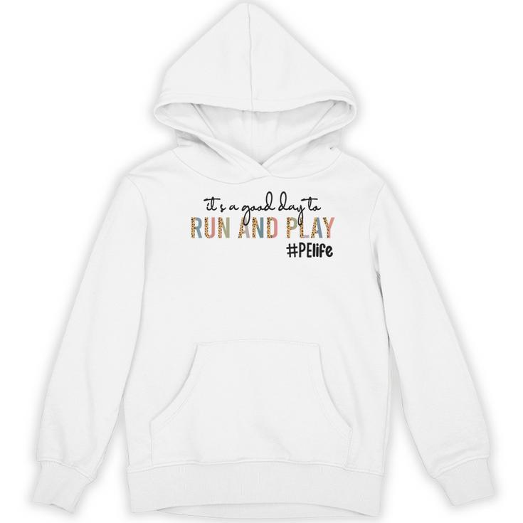 It's a Good Day To Run And Play Leopard PE Teacher Life Women's Hoodie, novelty gifts, funny gifts It's a Good Day To Run And Play Leopard PE Teacher Life Women's Hoodie, novelty gifts, funny gifts