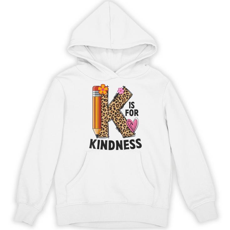 K Is For Kindness Unity Day Teacher Kids Women's Hoodie, novelty gifts, funny gifts