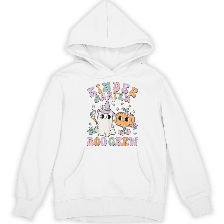 Kindergarten Boo Crew Halloween Floral Ghost Kinder Teacher Women's Hoodie, novelty gifts, funny gifts Kindergarten Boo Crew Halloween Floral Ghost Kinder Teacher Women's Hoodie, novelty gifts, funny gifts