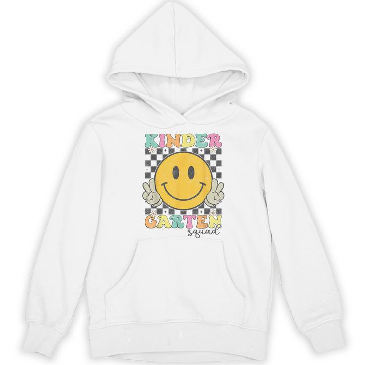 Kindergarten Squad Smile Face Teachers Kids Back To School Women's Hoodie, novelty gifts, funny gifts Kindergarten Squad Smile Face Teachers Kids Back To School Women's Hoodie, novelty gifts, funny gifts