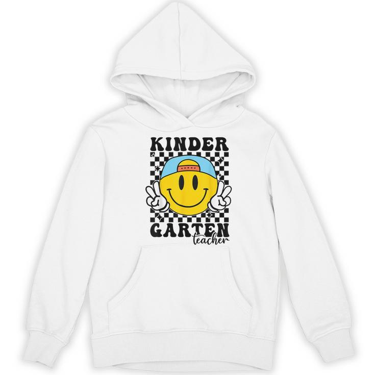 Kindergarten Teacher Hippie Smile Face Back School Women's Hoodie, novelty gifts, funny gifts Kindergarten Teacher Hippie Smile Face Back School Women's Hoodie, novelty gifts, funny gifts