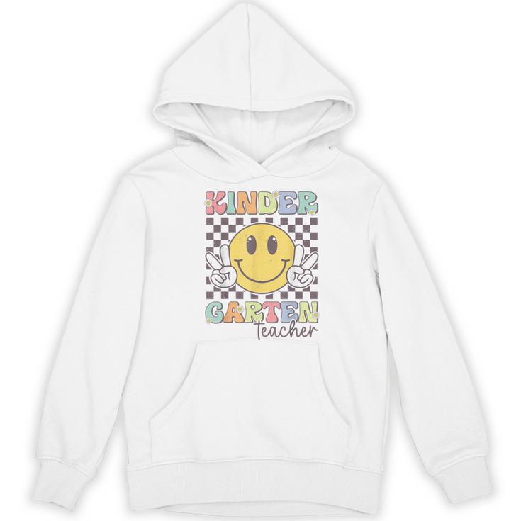 Kindergarten Teacher Team Hippie Smile Face Back To School Women's Hoodie, novelty gifts, funny gifts