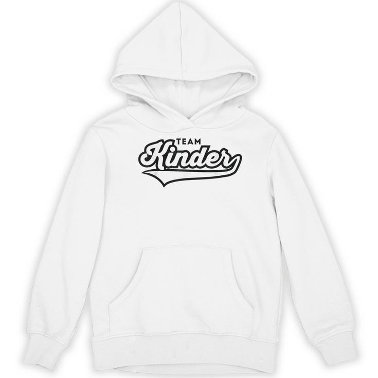 Kindergarten TEAM School Teacher Kinder Baseball-Style Shirt Women's Hoodie, novelty gifts, funny gifts Kindergarten TEAM School Teacher Kinder Baseball-Style Shirt Women's Hoodie, novelty gifts, funny gifts