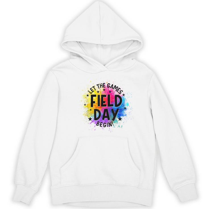 Let The Games Begin Field Day Fun Day Teachers Boys Girls Women's Hoodie, novelty gifts, funny gifts