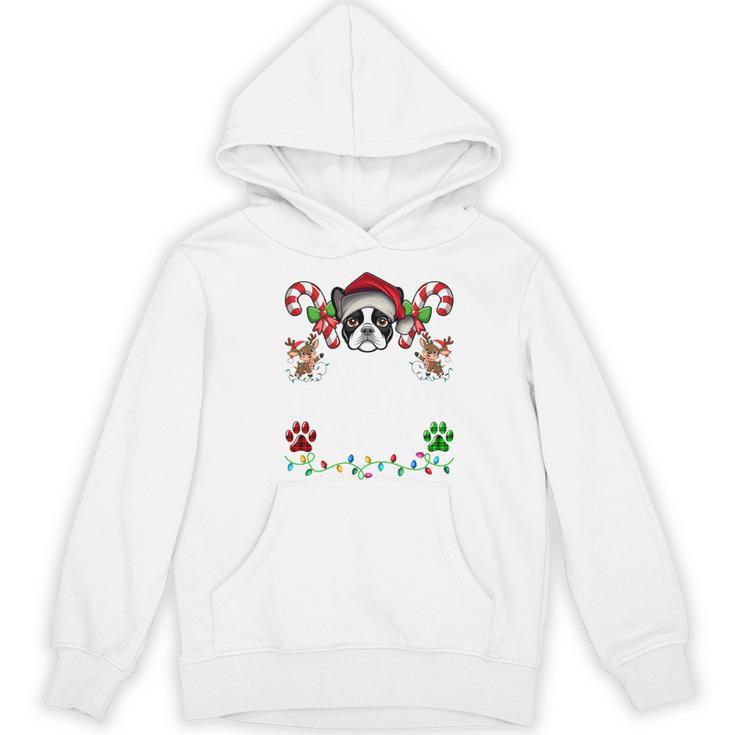 Most Likely Decorate Her Boston Terrier Dog Ugly Christmas Women's Hoodie, novelty gifts, funny gifts