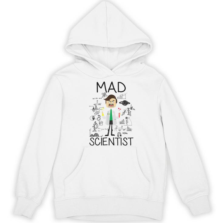 Mad Scientist Shirt Kids Boys Youth Science Teacher Women's Hoodie, novelty gifts, funny gifts