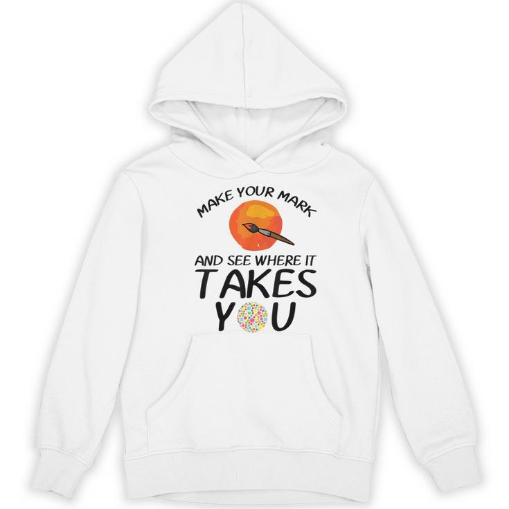Make Mark Paintbrush International Dot Day Art Teacher Women's Hoodie, novelty gifts, funny gifts Make Mark Paintbrush International Dot Day Art Teacher Women's Hoodie, novelty gifts, funny gifts