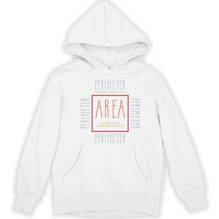 Math Teacher Area Perimeter Cool Math Math Teacher Women's Hoodie, novelty gifts, funny gifts