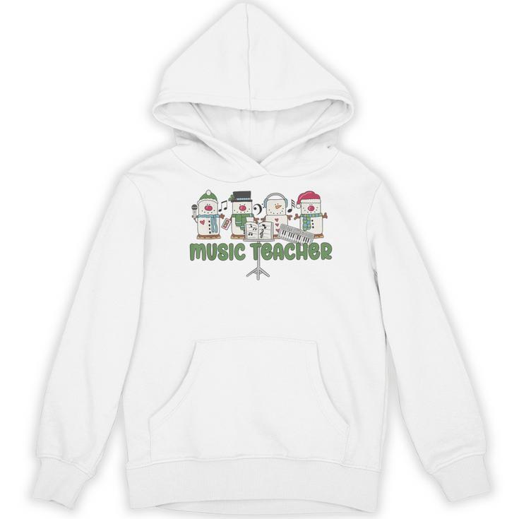 Music Teacher Christmas Holiday Wnter Music Instructor Women's Hoodie, novelty gifts, funny gifts Music Teacher Christmas Holiday Wnter Music Instructor Women's Hoodie, novelty gifts, funny gifts