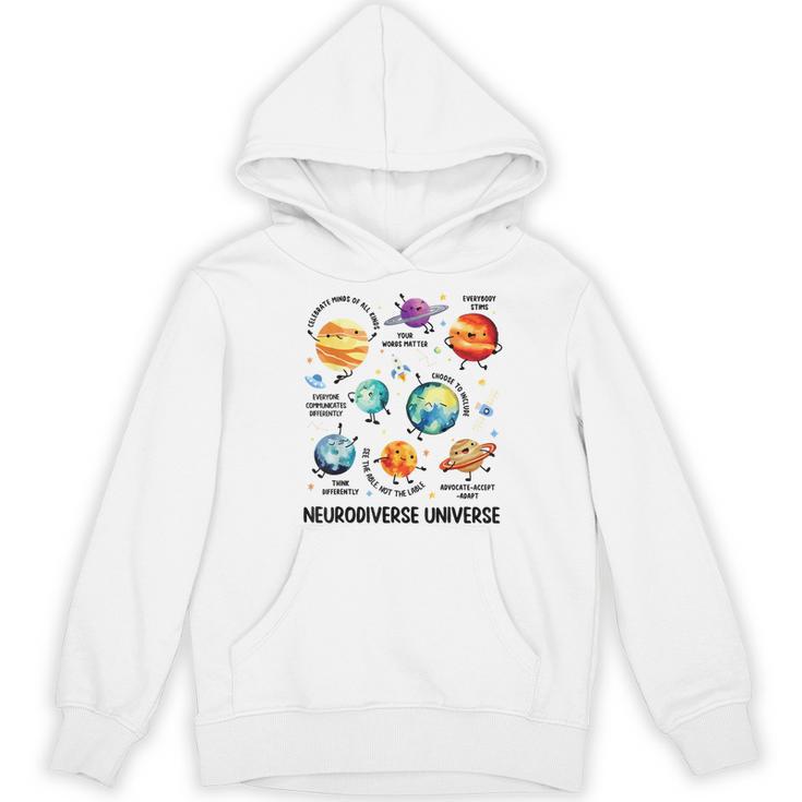 Neurodiverse Universe Space Planet Special Education Teacher Women's Hoodie, novelty gifts, funny gifts