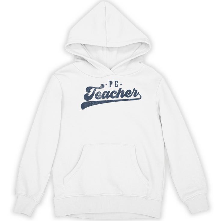 PE Teacher Cute Vintage Graphic Physical Education Teacher Women's Hoodie, novelty gifts, funny gifts
