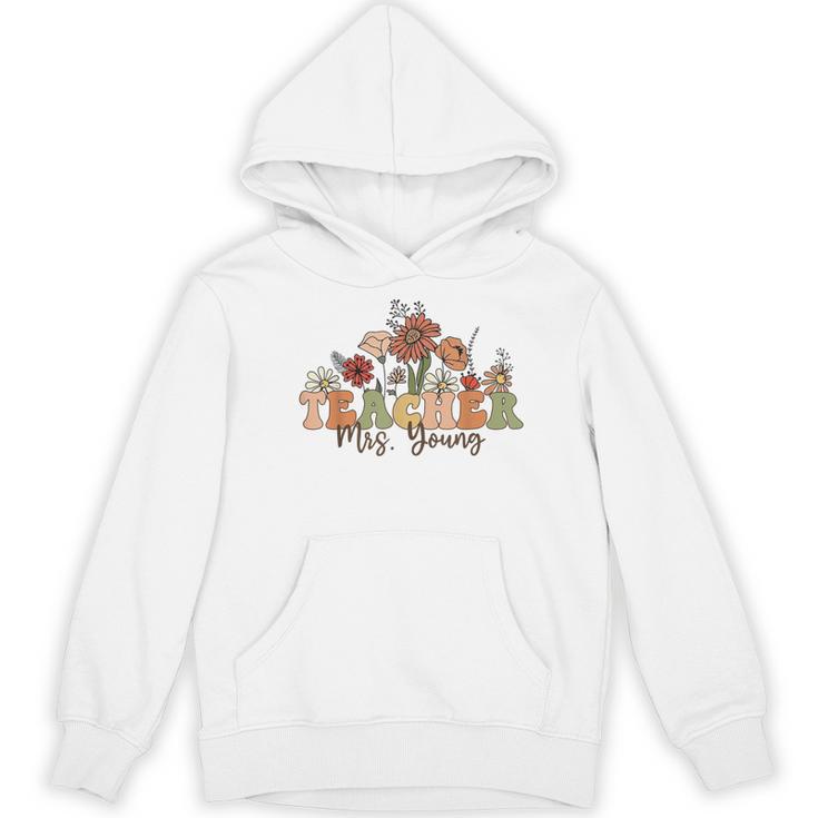Personalized Name Teacher Mrs Young Back To School Custom Women's Hoodie, novelty gifts, funny gifts Personalized Name Teacher Mrs Young Back To School Custom Women's Hoodie, novelty gifts, funny gifts