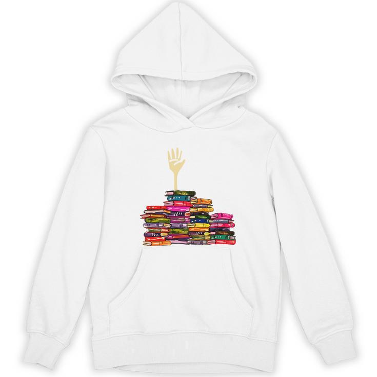 Reading Books Librarian Reader Nerd I'm Ok Teacher School Women's Hoodie, novelty gifts, funny gifts
