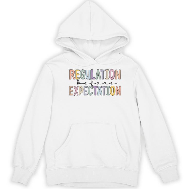 Regulation Before Expectation Occupational Therapy Teacher Women's Hoodie, novelty gifts, funny gifts
