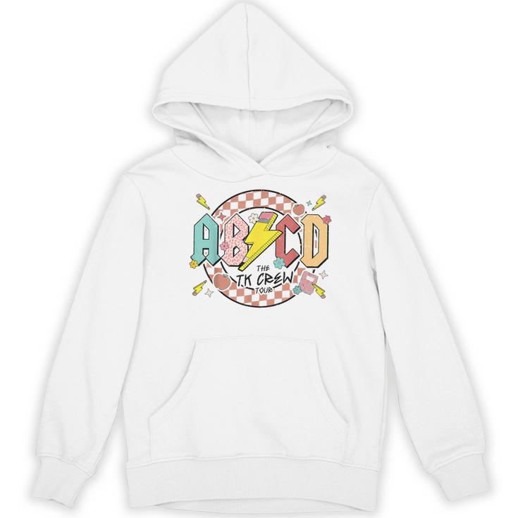 Retro ABCD Transitional Kindergarten Teacher Tour TK Teacher Women's Hoodie, novelty gifts, funny gifts