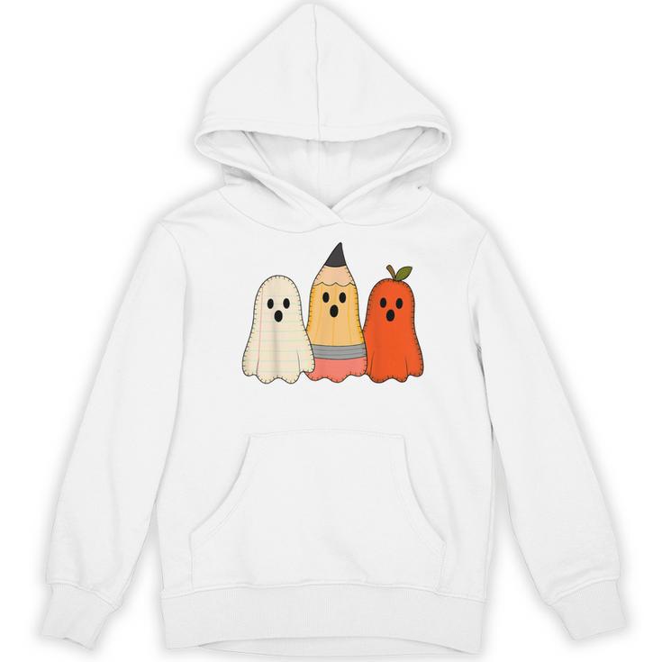 Retro Pencil Ghost Boo Spooky Teacher Halloween Costume Women's Hoodie, novelty gifts, funny gifts Retro Pencil Ghost Boo Spooky Teacher Halloween Costume Women's Hoodie, novelty gifts, funny gifts