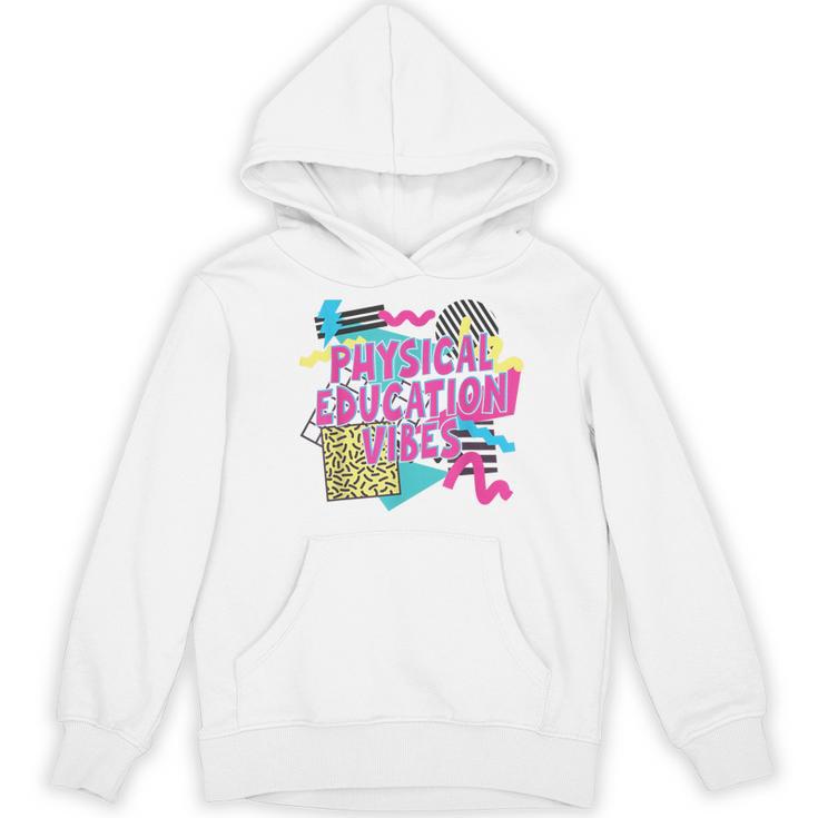Retro Physical Education Vibes Gym Teacher Phys Ed Teacher Women's Hoodie, novelty gifts, funny gifts