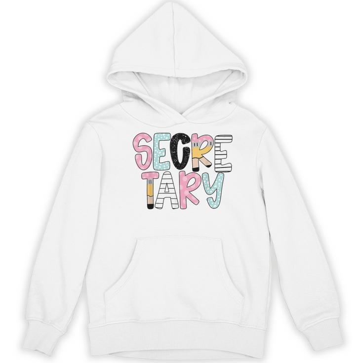 Retro Secretary Back To School Teacher Appreciation Women's Hoodie, novelty gifts, funny gifts Retro Secretary Back To School Teacher Appreciation Women's Hoodie, novelty gifts, funny gifts