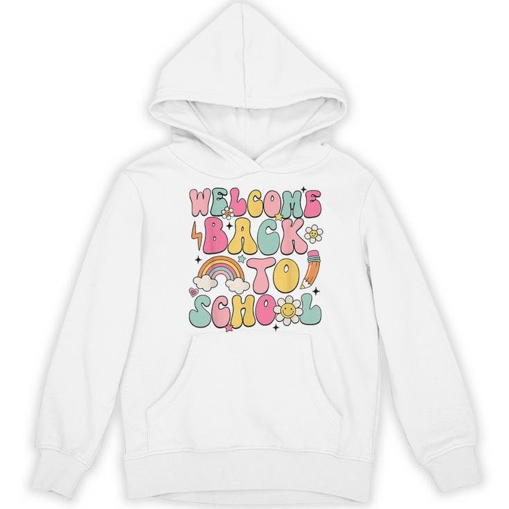 Retro Welcome Back To School Teacher Appreciation Boys Girls Women's Hoodie, novelty gifts, funny gifts Retro Welcome Back To School Teacher Appreciation Boys Girls Women's Hoodie, novelty gifts, funny gifts