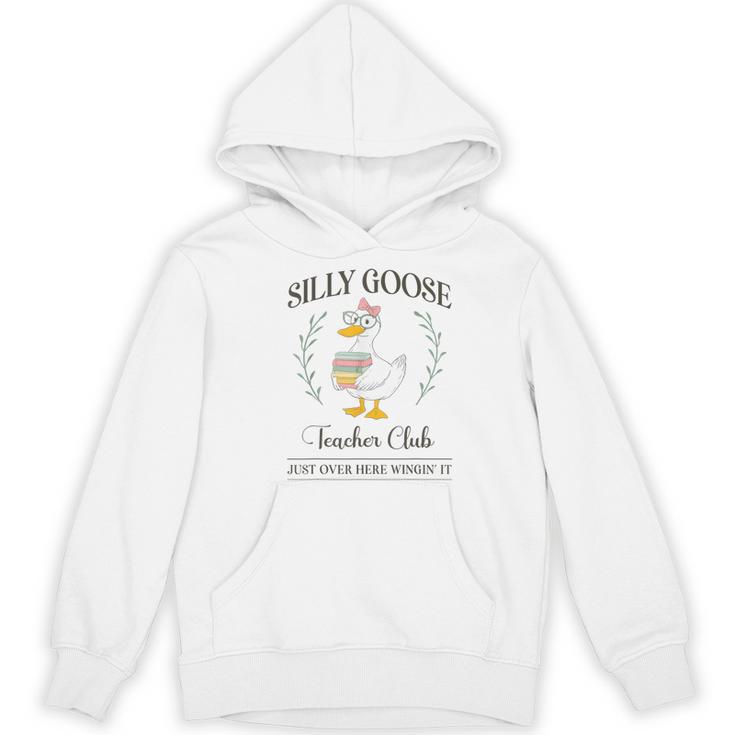 Silly Goose Teacher Club Women's Hoodie, novelty gifts, funny gifts