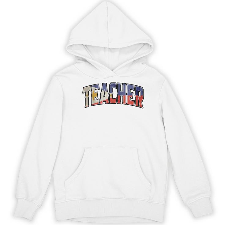 Teacher Filipino Vintage Heritage DNA Flag Women's Hoodie, novelty gifts, funny gifts Teacher Filipino Vintage Heritage DNA Flag Women's Hoodie, novelty gifts, funny gifts