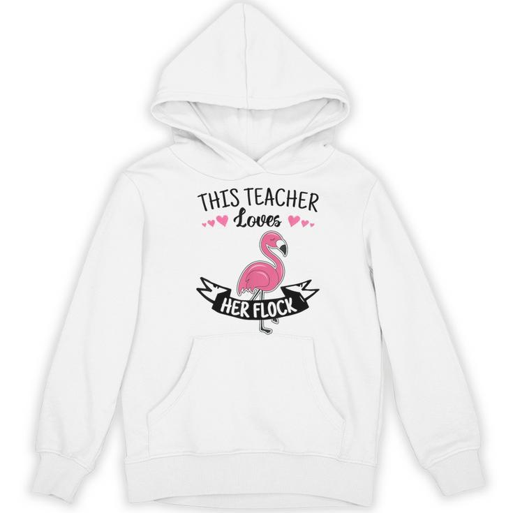 This Teacher Loves Her Flock Cute Flamingo Teacher Women's Hoodie, novelty gifts, funny gifts This Teacher Loves Her Flock Cute Flamingo Teacher Women's Hoodie, novelty gifts, funny gifts