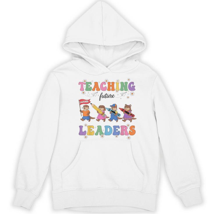Teaching Future Leaders Otter Back To School Teacher Women's Hoodie, novelty gifts, funny gifts Teaching Future Leaders Otter Back To School Teacher Women's Hoodie, novelty gifts, funny gifts