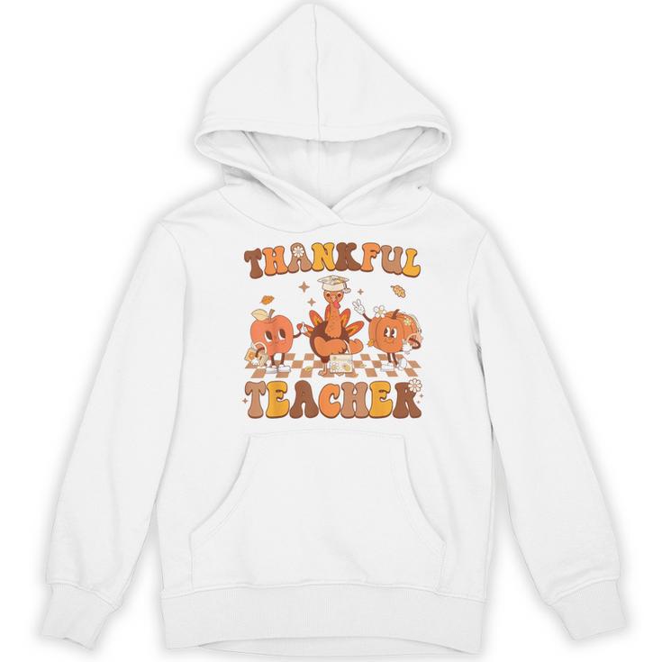 Thankful Teacher Retro Groovy Thanksgiving Fall Women Men Women's Hoodie, novelty gifts, funny gifts Thankful Teacher Retro Groovy Thanksgiving Fall Women Men Women's Hoodie, novelty gifts, funny gifts