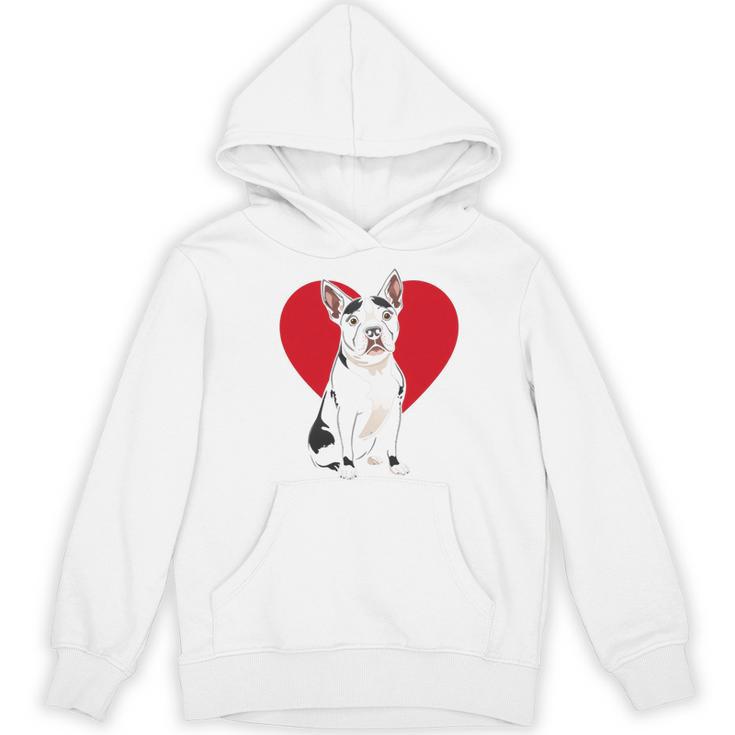 Valentine's Day Boston Terrier Lover Women's Hoodie, novelty gifts, funny gifts