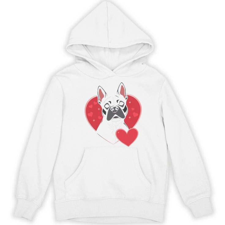 Valentine's Day Boston Terrier Women's Hoodie, novelty gifts, funny gifts