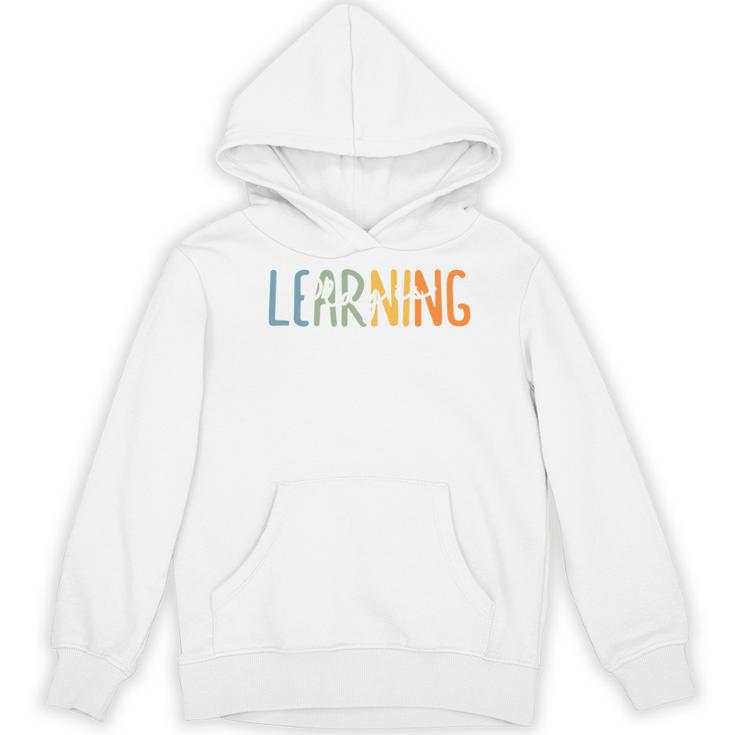 Vintage Play Is Learning Back To School Toddler Teacher Women's Hoodie, novelty gifts, funny gifts