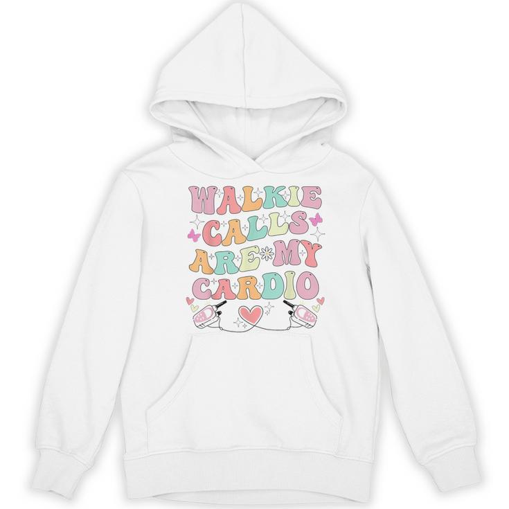 Walkie Calls Are My Cardio Special Education Teacher School Women's Hoodie, novelty gifts, funny gifts