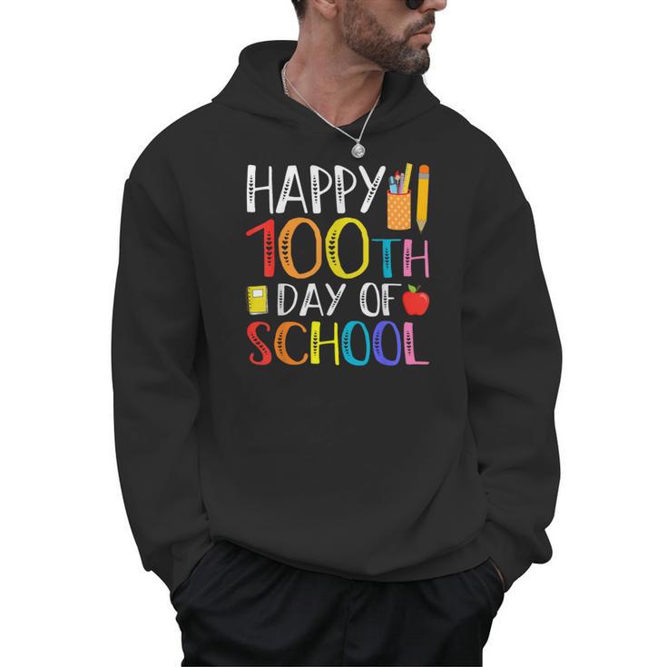 100 Days Of School Teacher And Student Men Hoodie