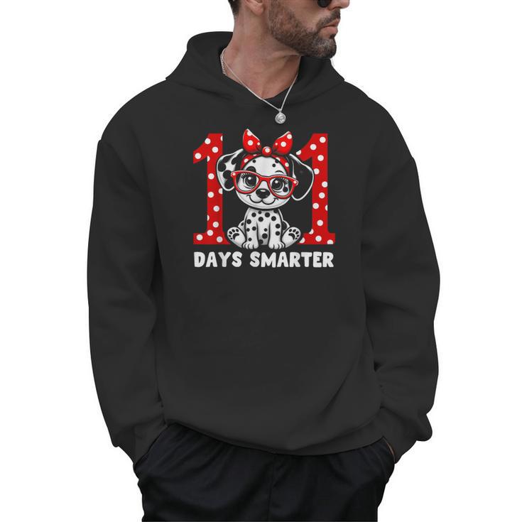 100 Days Smarter 101st Day School Dalmatian Dog Teacher Kids Men Hoodie