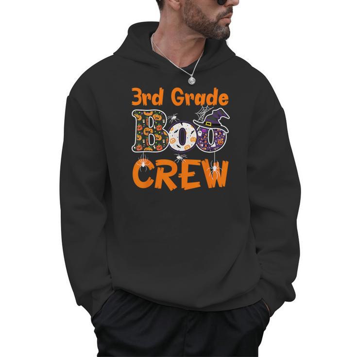 3rd Grade Boo Crew Halloween Teachers Students Costume Men Hoodie