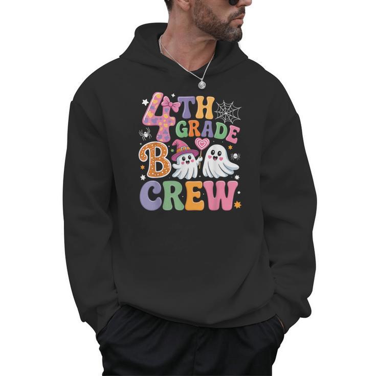 4th Grade Boo Crew Fourth Grade Teacher Kids Happy Halloween Men Hoodie