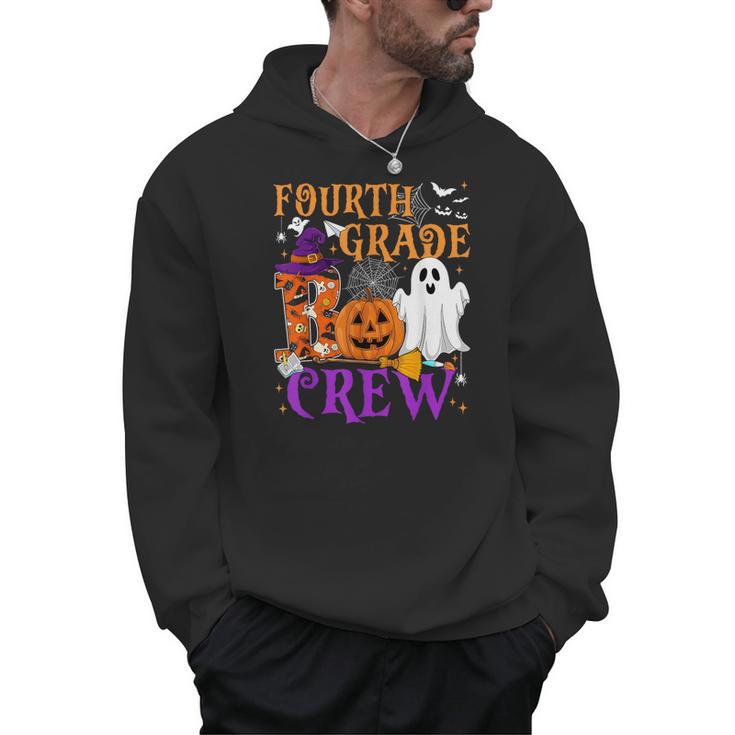 4th Grade Boo Crew Teacher Student Halloween Costume Men Hoodie