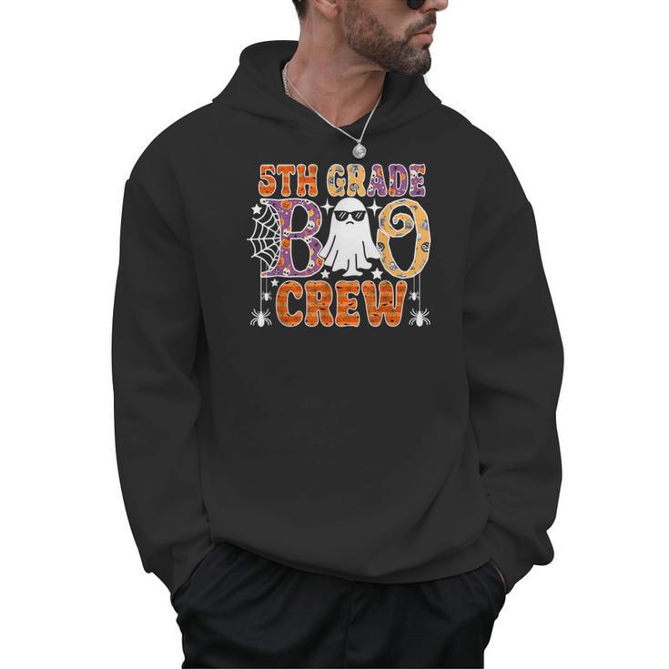 5th Grade Boo Crew Halloween Teachers Students Men Hoodie
